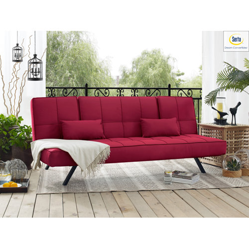 Serta Futons Patio Sofa with Cushions & Reviews Wayfair